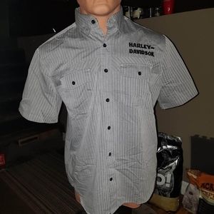 XXL HARLEY DAVIDSON MENS BUTTON UP SHIRT